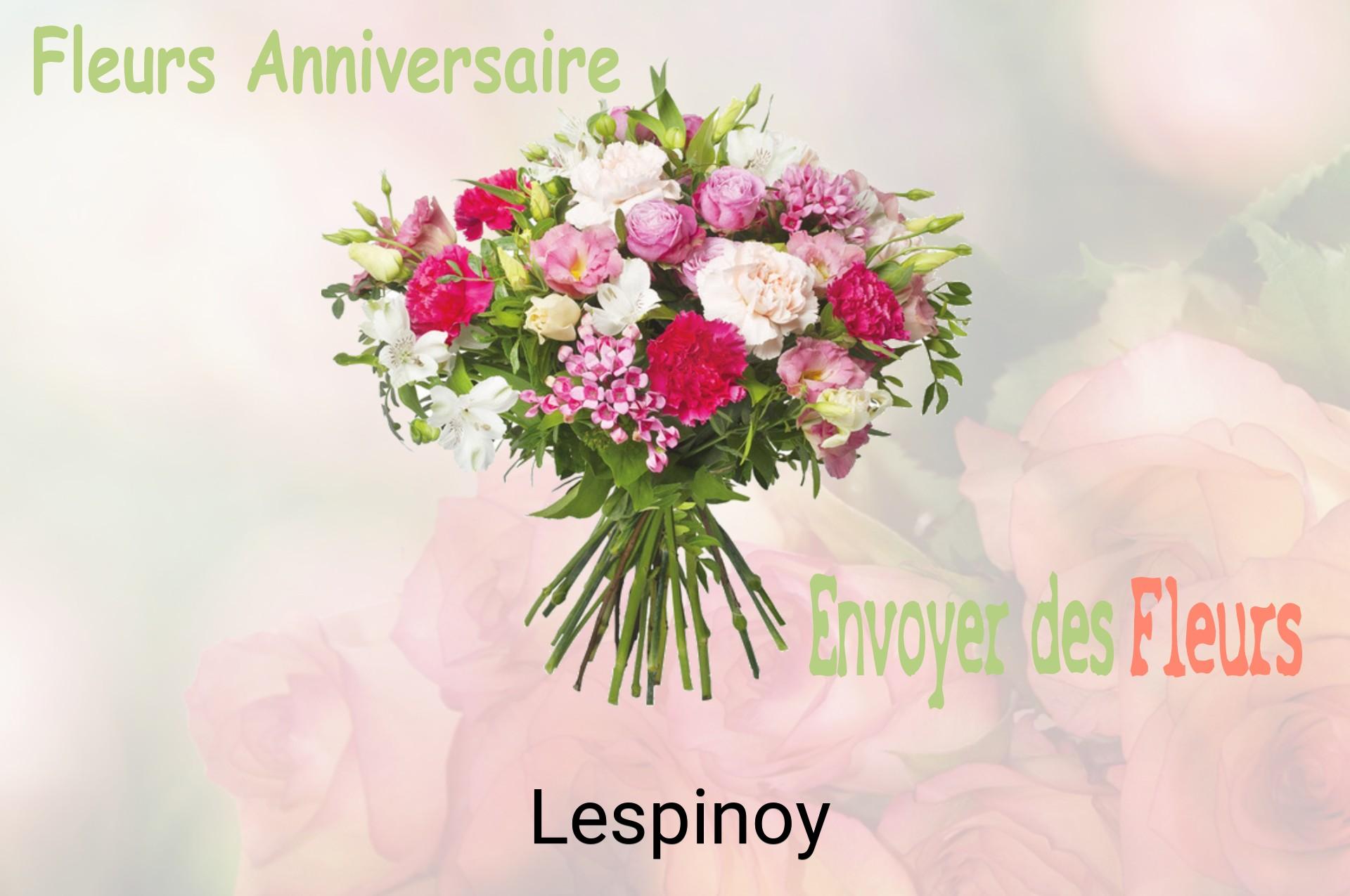 Bouquet de fleurs d’anniversaire livré à Lespinoy