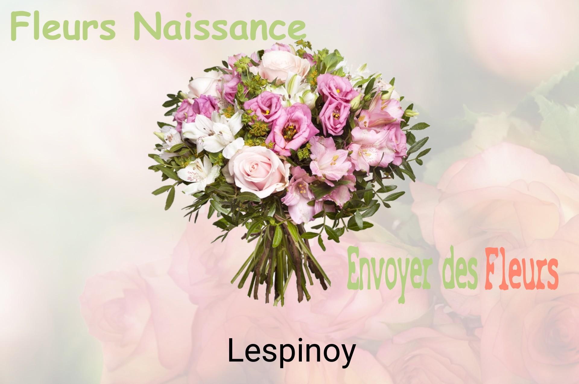 Bouquet de fleurs de naissance livré à Lespinoy